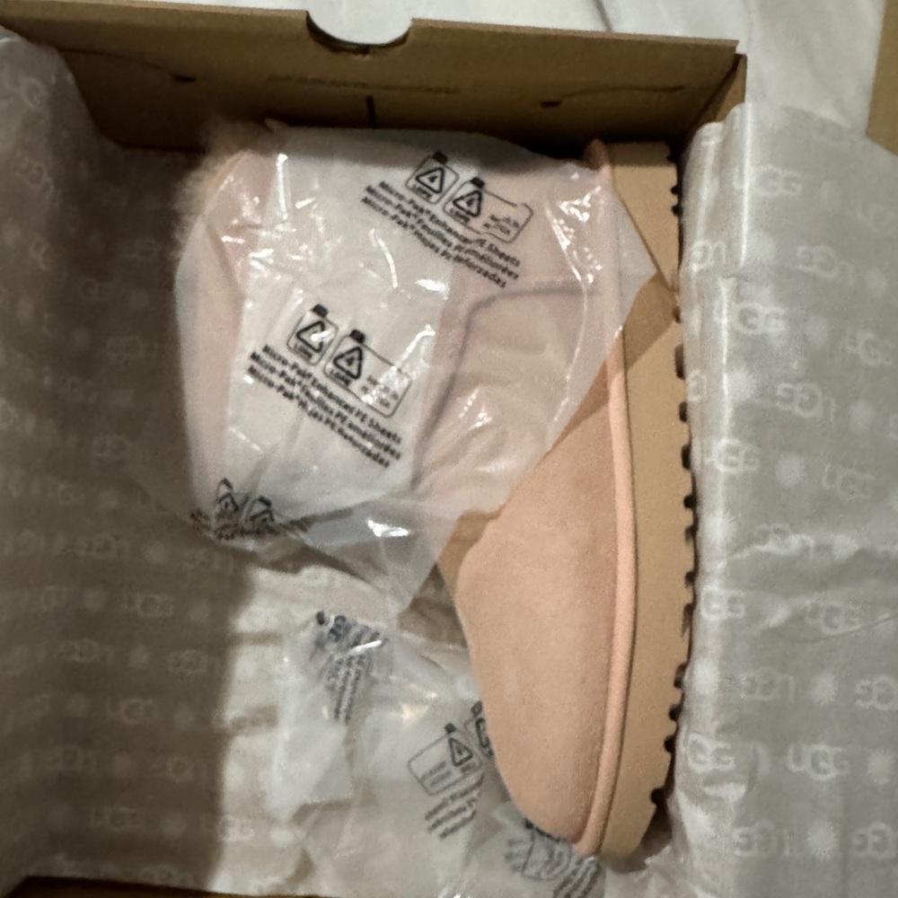 UGG Blush Suede Ankle Boots